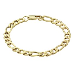 Traveller Armband Dames - Edelstaal - Goudkleurig - 19 cm - 181032