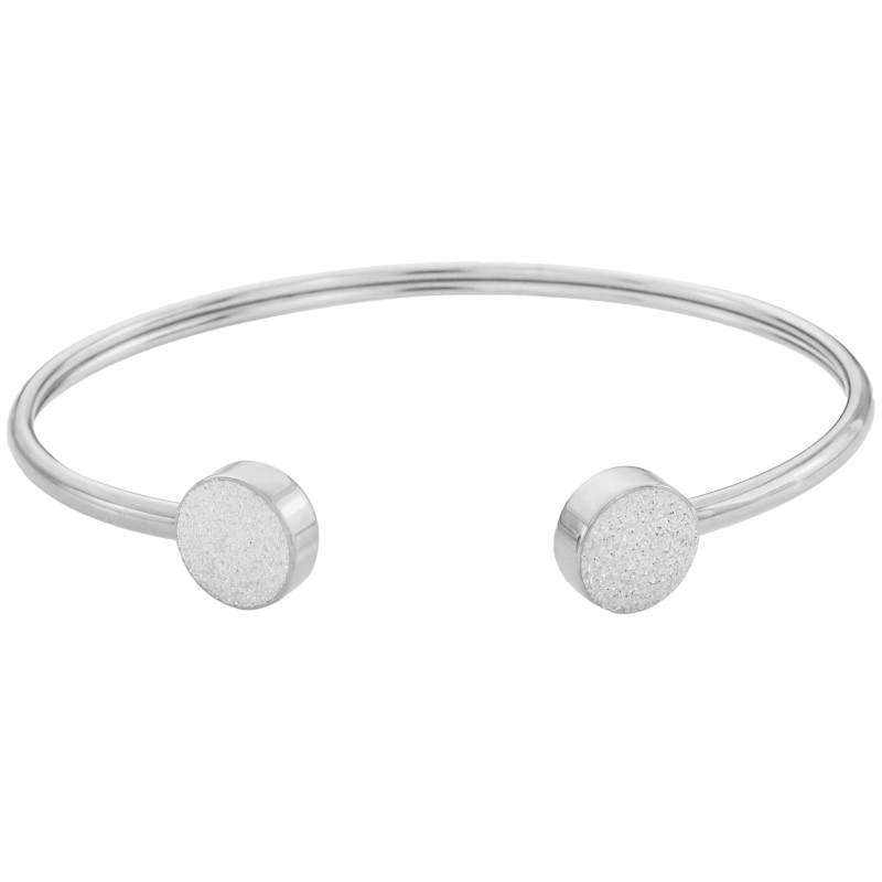 Traveller Armband Dames - Bangle - Edelstaal - Glitters - 181048