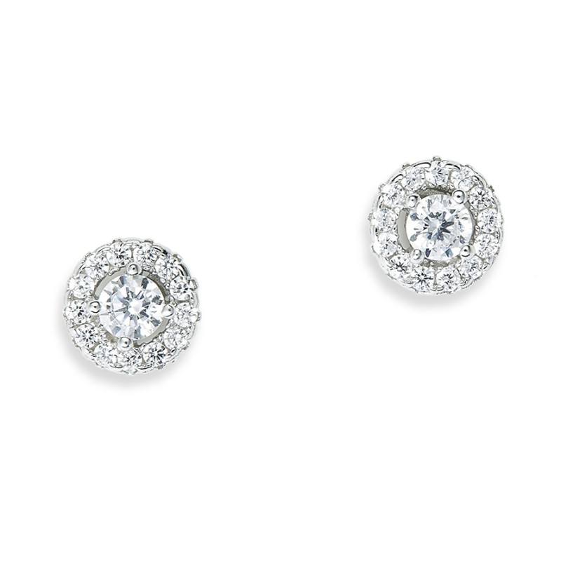 Grossé Tresor - Oorstekers - Zilver 925 - Zirkonia