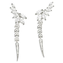 Grossé La Belle - Ohrhängers - Silber 925 - Zirkonia - 52x18 mm