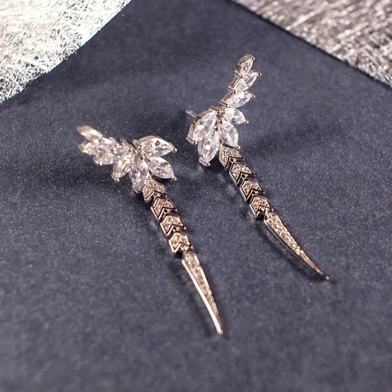 Grossé La Belle - Ohrhängers - Silber 925 - Zirkonia - 52x18 mm