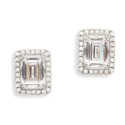 Grossé Tresor - Pierced earrings - Silver 925 - C.Z.