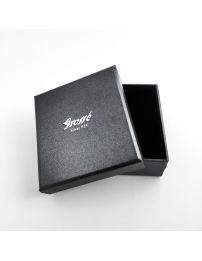 Grossé Tresor - Pierced earrings - Silver 925 - C.Z. - 57x55 mm - Square