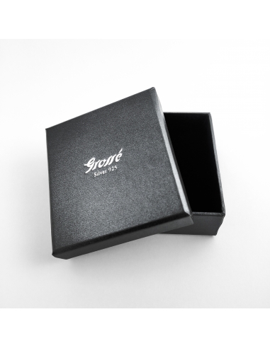 Grossé Tresor - Oorstekers - Zilver 925 - Zirkonia - 57x55 mm - Vierkant