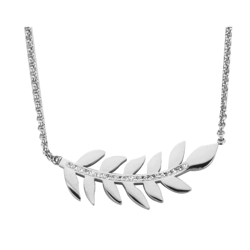Traveller Collier - Edelstahl - Kristall - 181120