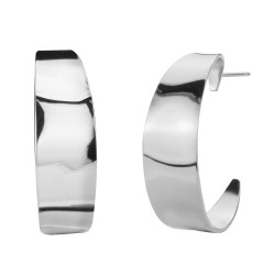 Traveller Oorringen - Edelstaal - 30 mm - 182039