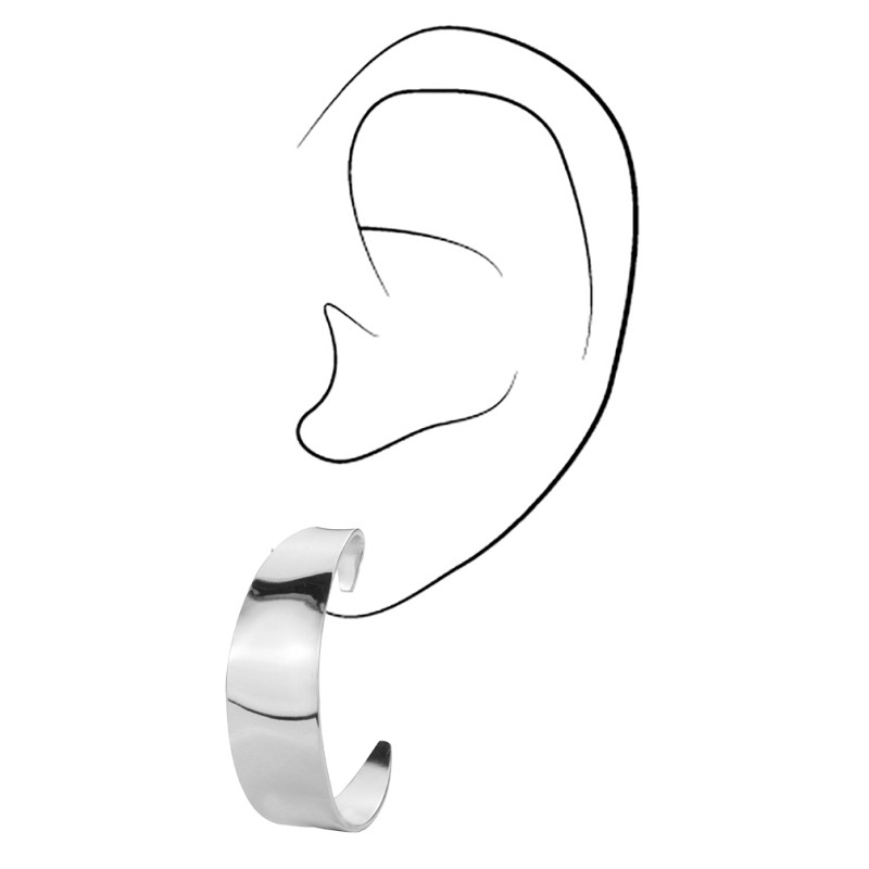 Traveller Oorringen - Edelstaal - 30 mm