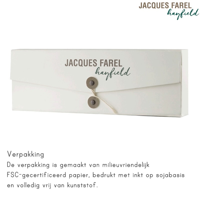 JACQUES FAREL hayfield - Duurzaam dameshorloge - Walnoothout- Vegan - Bosgroen- ORW 1037