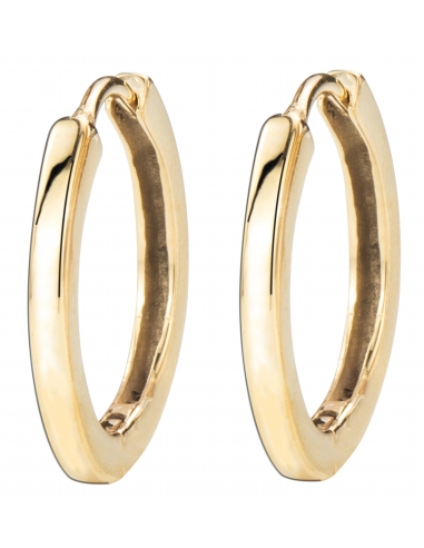 Traveller Hoop earrings - Gold Plated - 16 mm - 166311