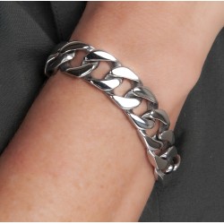 Traveller Armband - Edelstaal - 19 cm - 181104