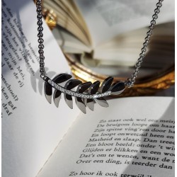 Traveller Collier - Edelstahl - Kristall - 181120