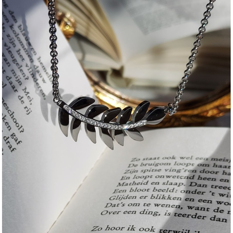 Traveller Collier - Edelstahl - Kristall - 181120