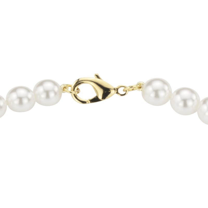 Traveller Pearl-Necklace - White - 8 mm - 60 cm - Gold Plated -741860 Traveller Pearl-Necklace - White - 8 mm - 60 cm - Gold Plated -741860