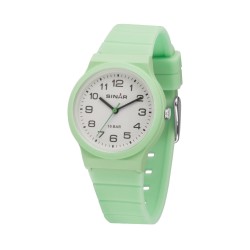 SINAR Watch - Mint - Analogue - 34 mm - 10 Bar - Adjustable Strap 13-18 cm