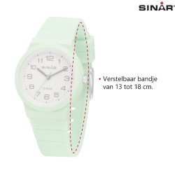 SINAR Analoog Horloge - 34 mm - 13-18 cm - Mint - XB-18-3