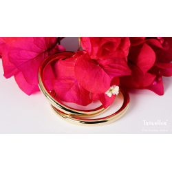 Traveller Clip Oorbellen - Oorringen - Goudkleurig - 45 mm - 22ct Verguld