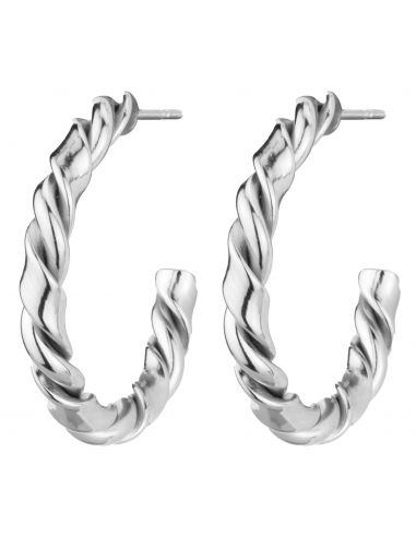 Traveller Hoop earrings - Stainless steel - 25mm
