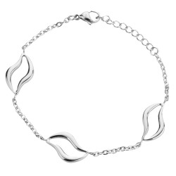 Traveller Armband Dames - Edelstaal - Zilverkleurig - 181209