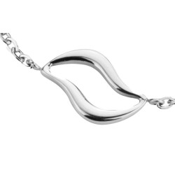 Traveller Armband Dames - Edelstaal - Zilverkleurig - 181209