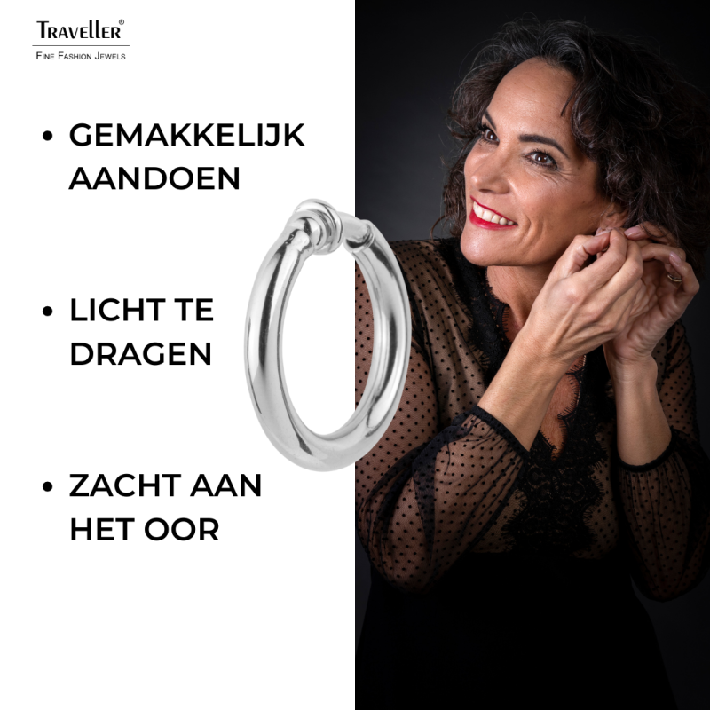 Creolen oorclips | Osira