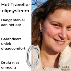 Creolen oorclips | Osira