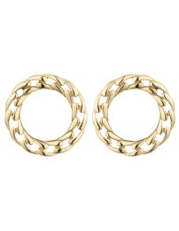 Traveller Pierced earrings - Stainless steel gold plated