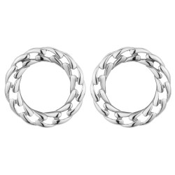 Traveller Oorstekers - Edelstaal - Rond - Schakels - 20 mm