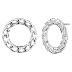 Traveller Oorstekers - Edelstaal - Rond - Schakels - 20 mm