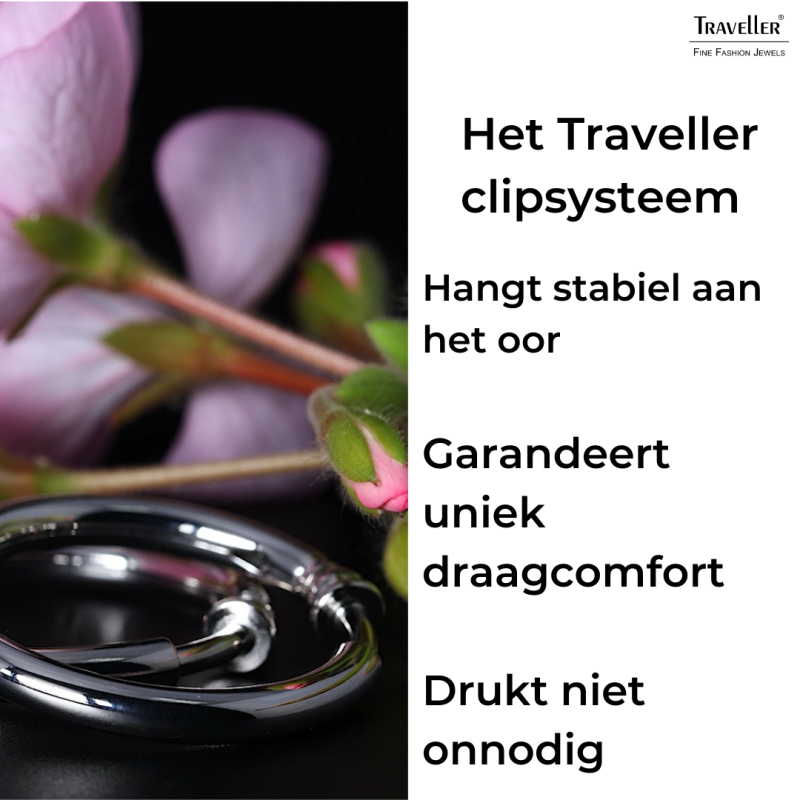 Creolen oorclips | Osira