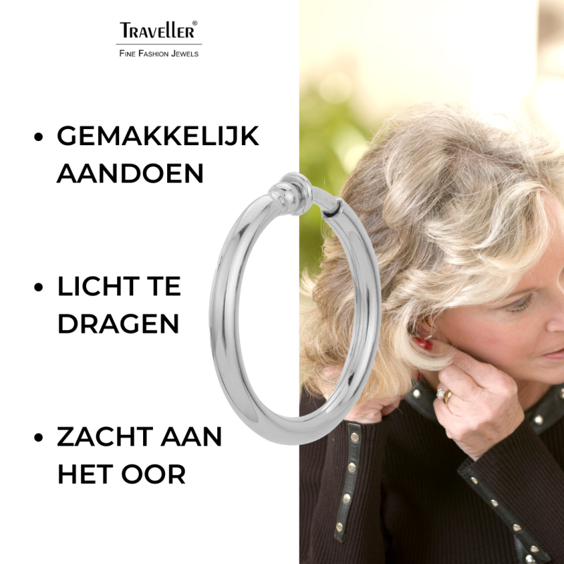 Creolen oorclips | Osira