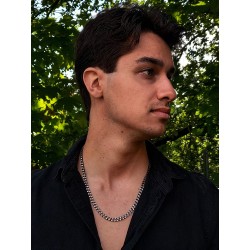 Traveller Ketting - Heren - Ketting Man - Edelstaal - 55cm lang