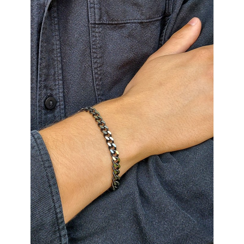 Traveller Armband - Herren - Silberfarbe - Edelstahl - Glieder - 22 cm - 181199 Traveller Armband - Herren - Silberfarbe - Edelstahl - Glieder - 22 cm - 181199