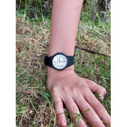 SINAR Uhr - Schwarz - Analog - 34 mm - 10 Bar - Verstellbares Band 13-18 cm