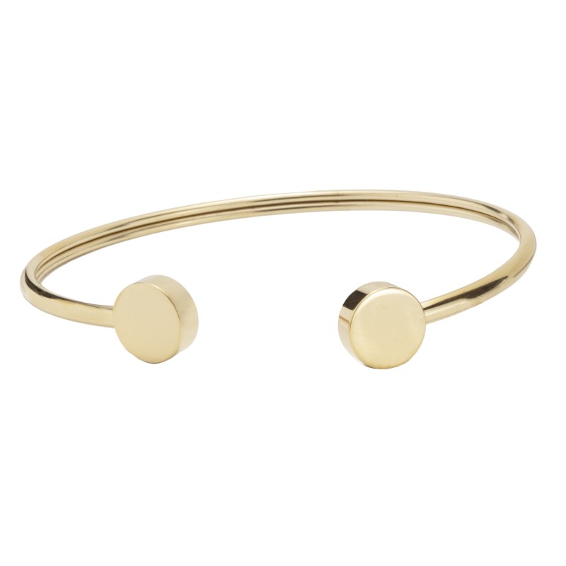 Traveller Bangle - Armband Dames - Edelstaal - Goudkleurig - Verguld - 181262