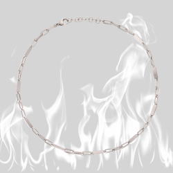 Traveller Collier - Herren - Kette Man - Matt Edelstahl - 55cm lang