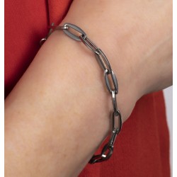 Traveller Armband - Edelstahl - Silberfarben - Glieder - 20 cm - 181224