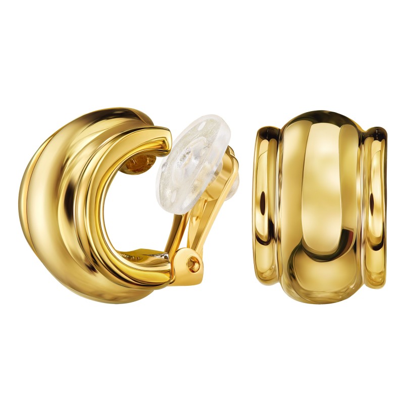 Traveller Ohrclip - 22kt Vergoldet - 15 x 10 mm - 157608