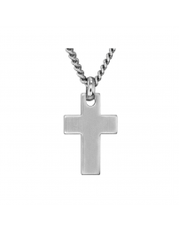 Traveller Kruis Ketting - Heren - Ketting Man - Made in Germany - Edelstaal - 3x2 cm - 50cm lang