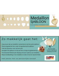 Traveller Medaillon voor Foto - Made in Germany - Zilver - Glans/Mat - Ovaal 16x23 mm - Duurzaam - Ketting 45 cm - 571004