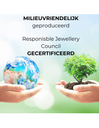 Traveller Oorbellen - Dames - Made in Germany - Zilver - Glanzend - Staafvormig 15 mm - Duurzaam - 571009