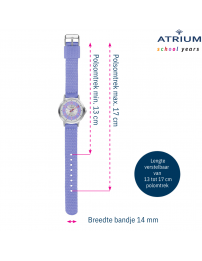 Atrium watch, children, violet