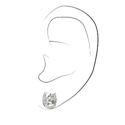 Traveller Earrings - Horseshoe & Horse Almar - Children - Sterling Silver - 545247