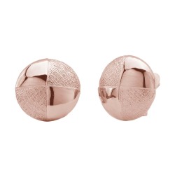Traveller clip earrings - rose gold plated - 23 mm - 157035