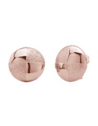 Traveller clip earrings - rose gold plated - 23 mm - 157035