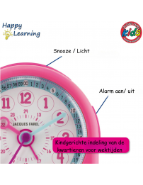 Jacques Farel Wekker - Kinder - Happy Learning- Roze