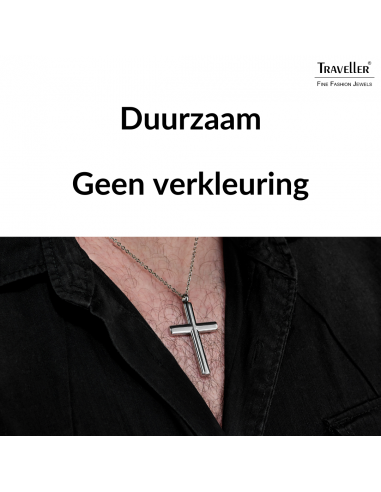 Traveller Dames Hanger met Ketting - Edelstaal - 50+5cm