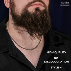 Traveller Necklace - Men - Made in Germany - Stainless Steel - 50cm long