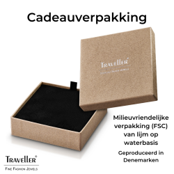 Traveller Medaillon voor Foto - Made in Germany - Zilver - Glans/Mat - Ovaal 16x23 mm - Duurzaam - Ketting 45 cm - 571004