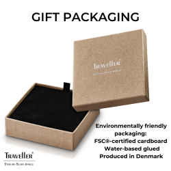 Traveller photo locket with chain - Sterling Silver- Made in Germany - Shiny - Oval - Sustainable - 16x23 mm - 45 cm