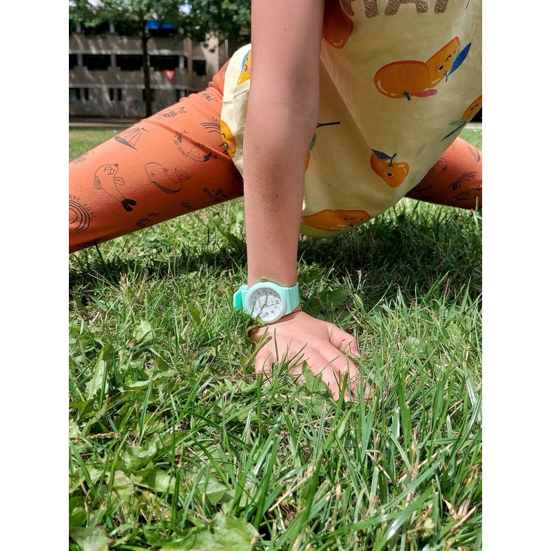 SINAR Uhr Analog - 34 mm - 13-18 cm - 10 Bar - Mintgrün - XB-18-3